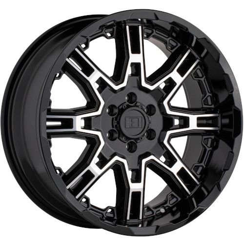 Level 8 Slingshot Gloss Black W/ Machined Face - Part Number 2215LST-48165B25 Level 8 Slingshot Gloss Black W/ Machined Face Photo