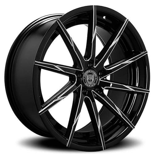 Lexani CSS-15 Black CNC Grooves - Part Number 15CSS-2085-30-38BG Lexani CSS-15 Black CNC Grooves Photo