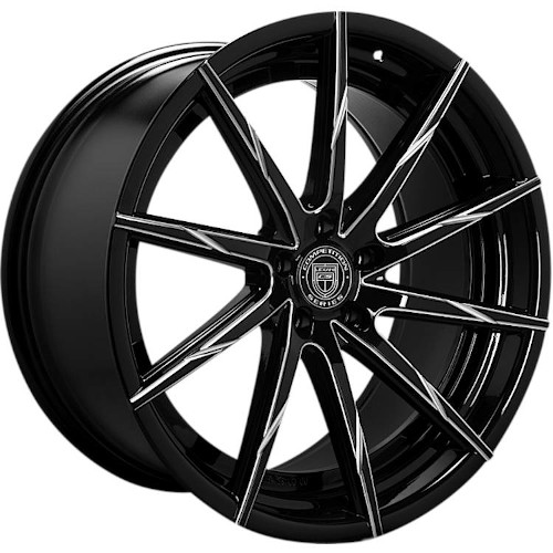 Lexani CSS-15 Black CNC Grooves - Part Number 15CSS-2210-45-45BG Lexani CSS-15 Black CNC Grooves Photo