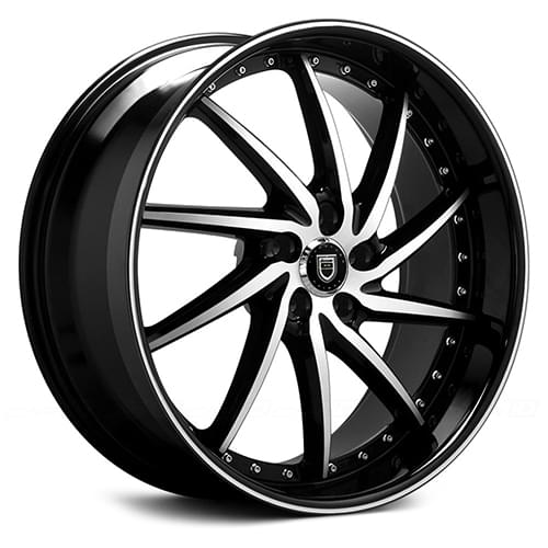 Lexani Artemis 659 Black Machined Lip - Part Number 659-2290-45-32MB Lexani Artemis 659 Black Machined Lip Photo