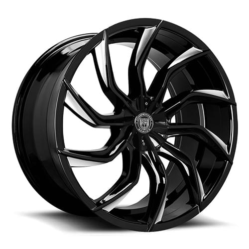 Lexani Matisse 669 Black Machined Tips - Part Number 669-2210-13-38MBT Lexani Matisse 669 Black Machined Tips Photo