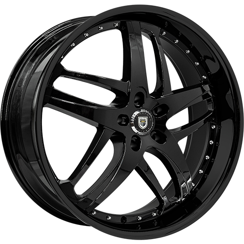 Lexani Solar 689 Full Gloss Black - Part Number 689-2290-66-35FB Lexani Solar 689 Full Gloss Black Photo