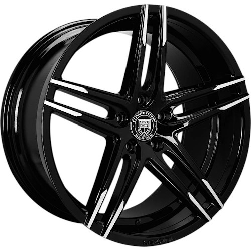 Lexani Bremen 802 Black Machined Tips - Part Number 802-2085-45-32MBT Lexani Bremen 802 Black Machined Tips Photo