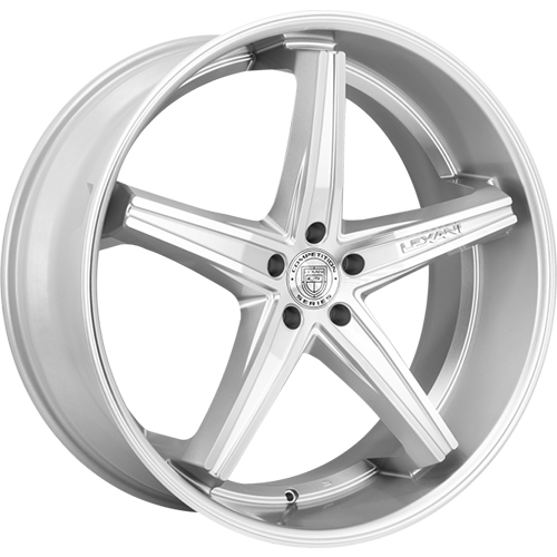 Lexani Fiorano 679 Silver W/ Machined Face - Part Number 679-2490-45-25SM Lexani Fiorano 679 Silver W/ Machined Face Photo