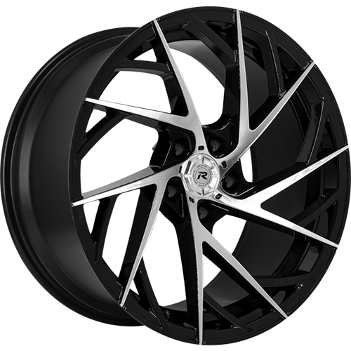 Lexani Mugello Z02 Gloss Black W/ Machined Face - Part Number Z02-2205-31-32MB Lexani Mugello Z02 Gloss Black W/ Machined Face Photo