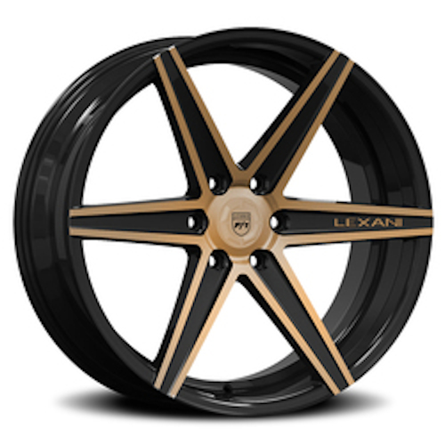 Lexani Savage 6 683 Black W Bronze - Part Number 683-2210-00-20BBZT Lexani Savage 6 683 Black W Bronze Photo