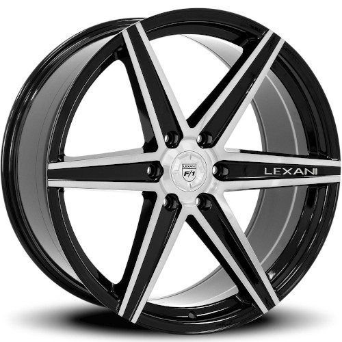 Lexani Savage 6 683 Machined Black Photo