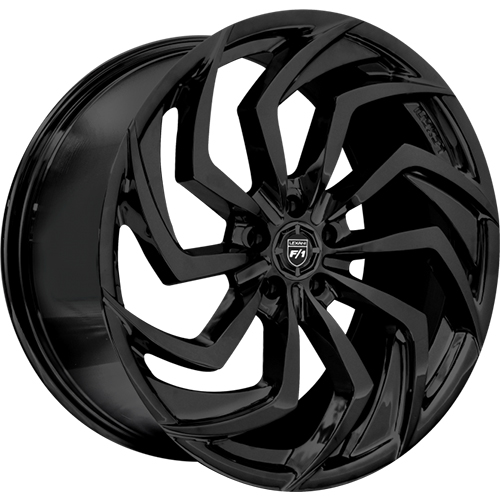 Lexani Shadow 698 Gloss Black - Part Number 698-2410-66-35FB Lexani Shadow 698 Gloss Black Photo