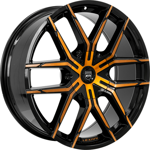Lexani Vertigo 688 Black W Bronze Tint - Part Number 688-2290-50-30BBZT Lexani Vertigo 688 Black W Bronze Tint Photo