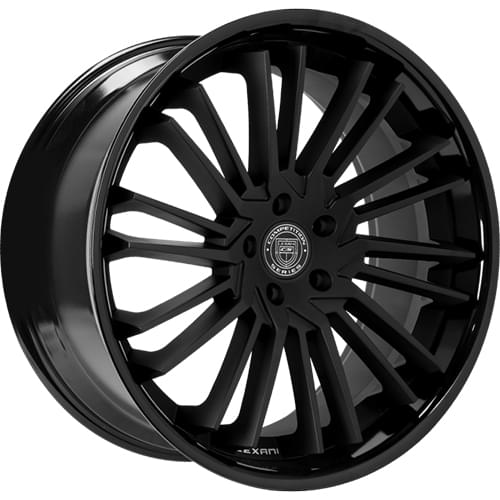 Lexani Virage 676 Black - Part Number 676-2085-66-32SBGB Lexani Virage 676 Black Photo