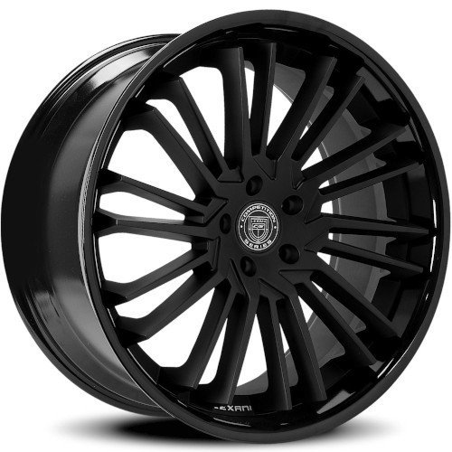 Lexani Virage 676 Black - Part Number 676-2085-45-28SBGB Lexani Virage 676 Black Photo