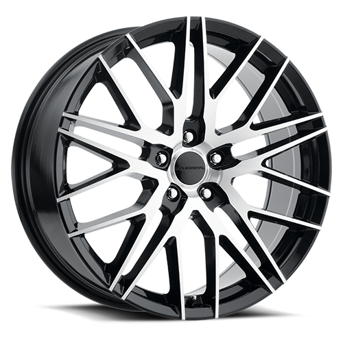Liquid Metal Fin Gloss Black Machined
