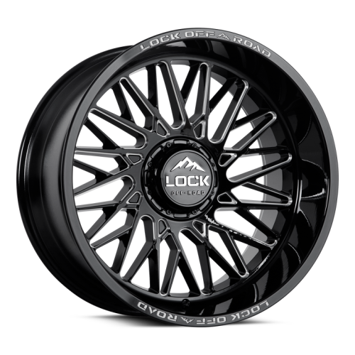 Lock Extreme Bandit Gloss Black Milled