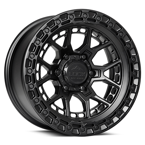 Lock Offroad Commando Matte Black With Matte Black Ring - Part Number COMMANDO-2188MB Lock Offroad Commando Matte Black With Matte Black Ring Photo