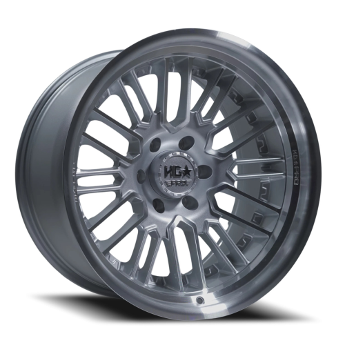 Luxxx Hd Forged Lhd Pro 6 Warhog Silver Machined