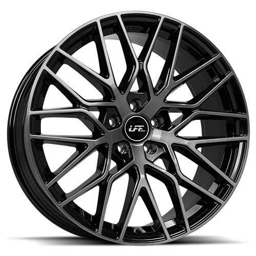 Luxxx LFF LFF01 Pista Brushed Titanium Black - Part Number LFF012095114+33B-R19 Luxxx LFF LFF01 Pista Brushed Titanium Black Photo