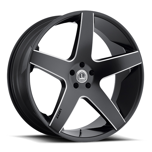 Luxxx LUX 15 Satin Black Milled - Part Number LUX1522956139+25D-B1 Luxxx LUX 15 Satin Black Milled Photo