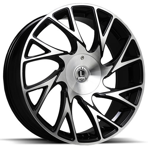 Luxxx LUX 32 Gloss Black With Machined Face - Part Number LUX3220855108114+35B-A2 Luxxx LUX 32 Gloss Black With Machined Face Photo