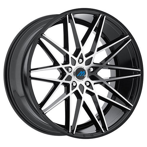 Mach Euro Concave ME.20 Gloss Black W/ Machined Face - Part Number ME20-2010KK25FGBMF Mach Euro Concave ME.20 Gloss Black W/ Machined Face Photo
