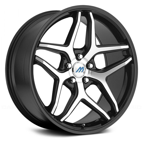 Mach Euro Concave ME-3 Gloss Black W/ Machined Face - Part Number ME3-1880LL35FGBMF-I Mach Euro Concave ME-3 Gloss Black W/ Machined Face Photo