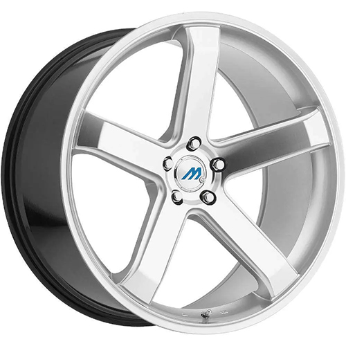 Mach Euro Concave ME-5 Hyper Silver W/ Machined Face - Part Number ME5-2215KK38FHSMF Mach Euro Concave ME-5 Hyper Silver W/ Machined Face Photo
