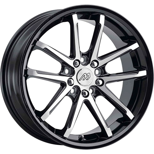 Mach Performance MP-58 Gloss Black W/ Machined Face - Part Number MP58-1880D42FGBMF Mach Performance MP-58 Gloss Black W/ Machined Face Photo