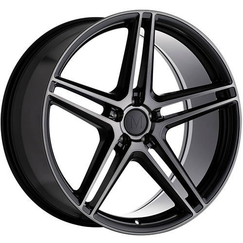 Mandrus Bremen Semi Gloss Black W/ Mirror Cut Face - Part Number 2085BMN425112B66 Mandrus Bremen Semi Gloss Black W/ Mirror Cut Face Photo