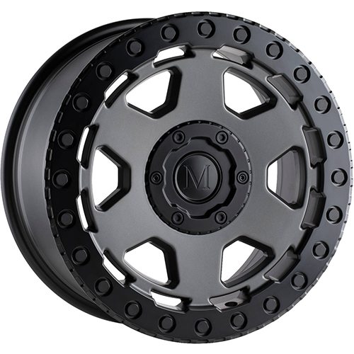 Mandrus Forscher Matte Gunmetal W/ Black Lip Edge - Part Number 2090FSR105130G84 Mandrus Forscher Matte Gunmetal W/ Black Lip Edge Photo