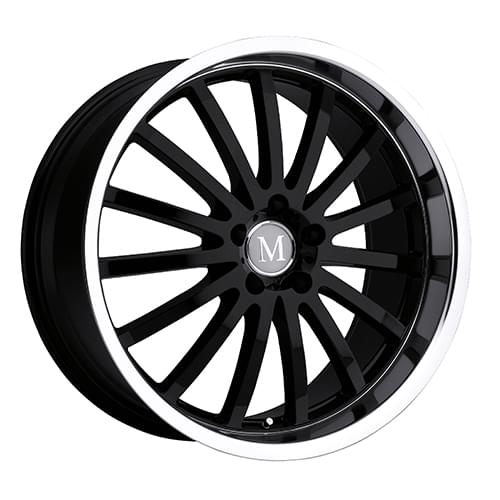 Mandrus Millenium Gloss Black W/ Chrome Lip - Part Number 2090MAM425112B66 Mandrus Millenium Gloss Black W/ Chrome Lip Photo