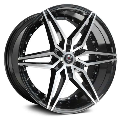 Marquee Wheels M3259b Black Machined