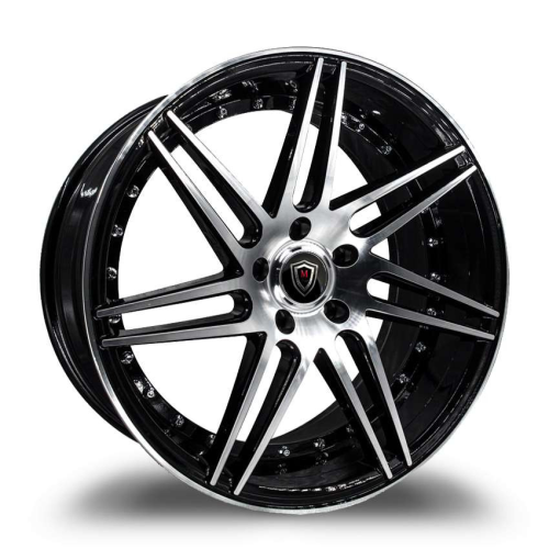 Marquee Wheels M3266 Black Machined