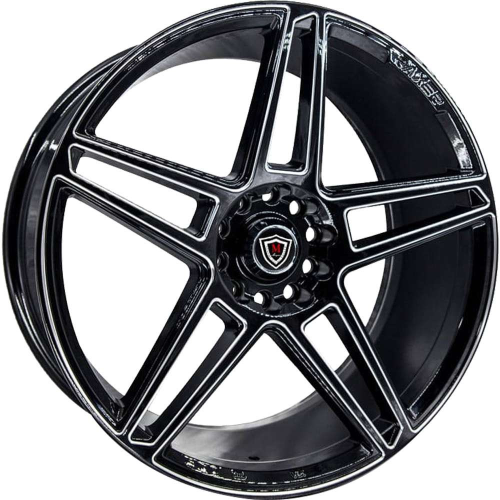 Marquee Wheels M3764 Black Milled
