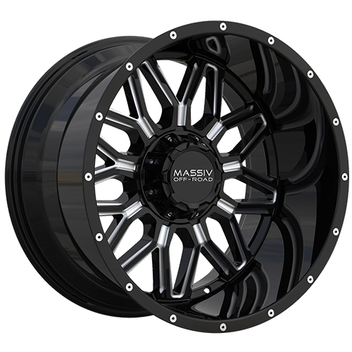 Massiv Off-Road MAS-OR1 Black Milled - Part Number MAS-OR1-21206-N44BMW Massiv Off-Road MAS-OR1 Black Milled Photo