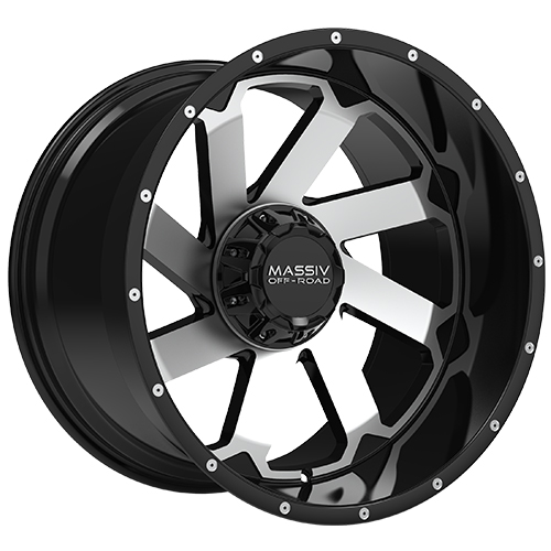 Massiv Off-Road MAS-OR4 Black Machined - Part Number MAS-OR4-21206-N44BM Massiv Off-Road MAS-OR4 Black Machined Photo