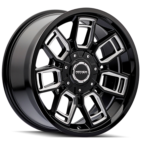 Mayhem Ordinance 8118 Gloss Black W/ Milled Spokes Photo