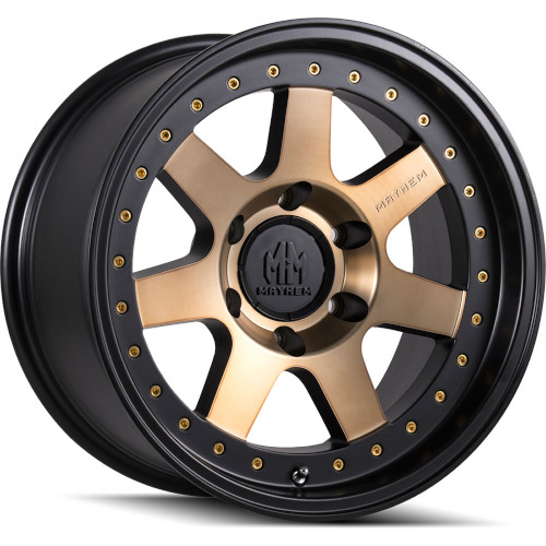 Mayhem Prodigy 8300 Matte Black W/ Bronze Face - Part Number 8300-8970TZ Mayhem Prodigy 8300 Matte Black W/ Bronze Face Photo