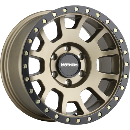 Mayhem Scout 8302 Matte Gold W/ Matte Black Lip - Part Number 8302-2983MGD-5 Mayhem Scout 8302 Matte Gold W/ Matte Black Lip Photo