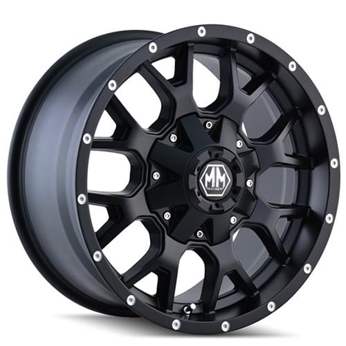 Mayhem Warrior 8015 Matte Black - Part Number 8015-7760MB30 Mayhem Warrior 8015 Matte Black Photo