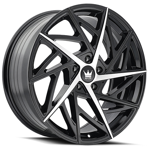 Mazzi Freestyle 377 Gloss Black Machined Photo