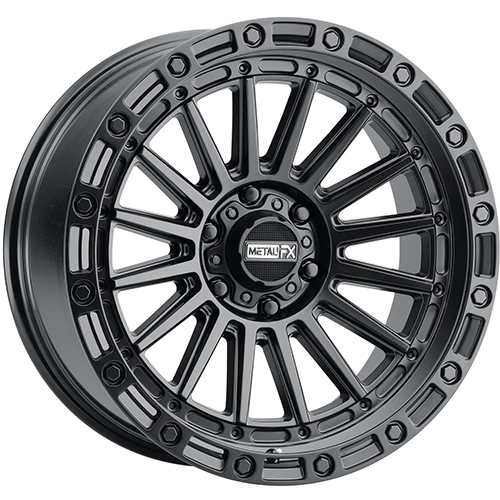 Metal FX Offroad Rogue Satin Black W/ Simulated Beadlock - Part Number 78432 Metal FX Offroad Rogue Satin Black W/ Simulated Beadlock Photo