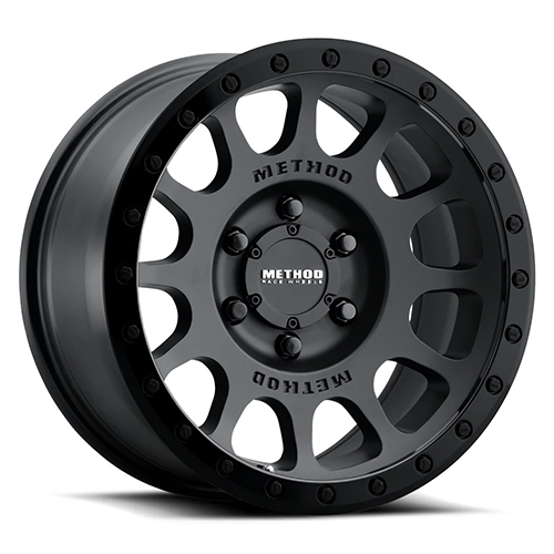 Method Race MR305 NV Matte Black W/ Gloss Black Lip Photo