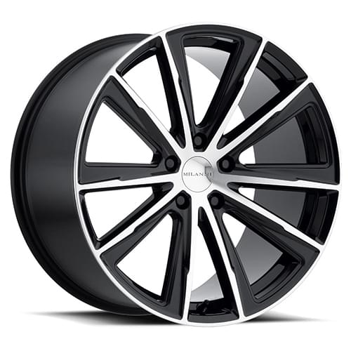 Milanni Splinter 471 Black Machined - Part Number 471-20165GBMF42 Milanni Splinter 471 Black Machined Photo