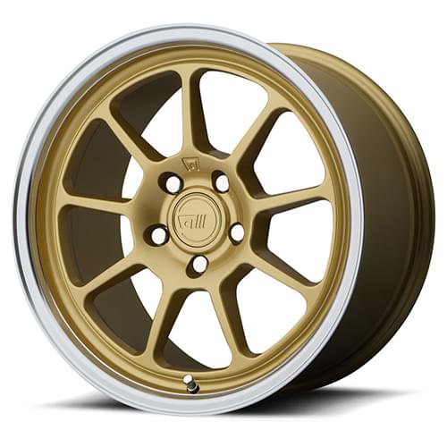 Motegi Racing MR135 Gold W/ Machined Lip - Part Number MR13589556625 Motegi Racing MR135 Gold W/ Machined Lip Photo