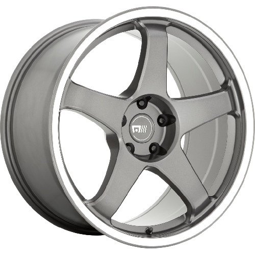 Motegi Racing MR151 CS5 Gunmetal W/ Machined Lip - Part Number MR15198512545 Motegi Racing MR151 CS5 Gunmetal W/ Machined Lip Photo