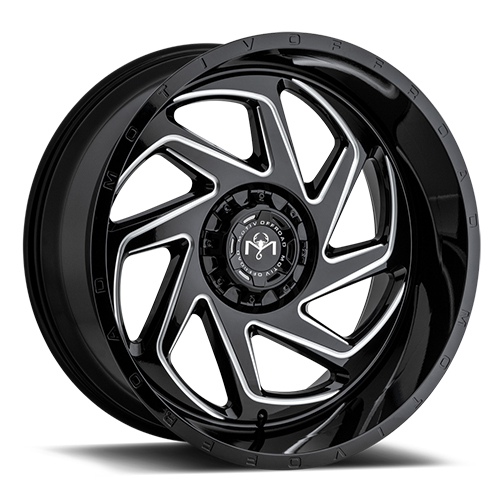 Motiv Offroad Morph 426 Black W/ Milled Spokes - Part Number 426BM-2096818 Motiv Offroad Morph 426 Black W/ Milled Spokes Photo
