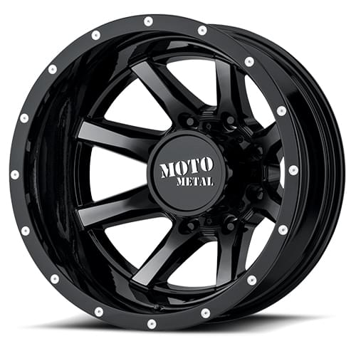 Moto Metal MO995 Gloss Black W/ Machined Face Rear - Part Number MO995765893140N Moto Metal MO995 Gloss Black W/ Machined Face Rear Photo