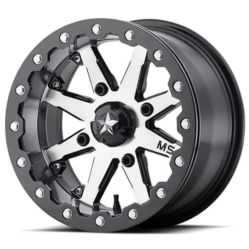MSA Offroad M21 Lok Gray W/ Machined Face Beadlock - Part Number M21-04010 MSA Offroad M21 Lok Gray W/ Machined Face Beadlock Photo