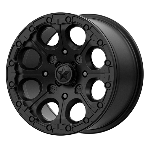 MSA Offroad M44 Cannon Satin Black Beadlock - Part Number M44-04756 MSA Offroad M44 Cannon Satin Black Beadlock Photo