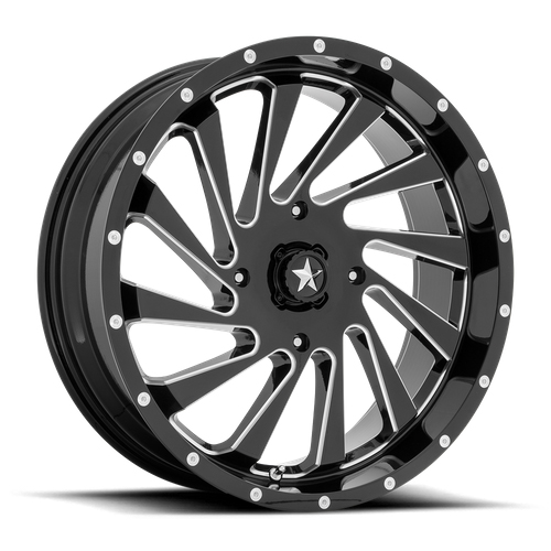 MSA Offroad M46 Gloss Black Milled - Part Number M46-024756M MSA Offroad M46 Gloss Black Milled Photo