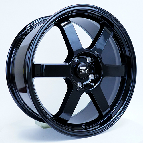 MST Flow Formed Time Attack D3 Gloss Black - Part Number D3-88565-40-BLK MST Flow Formed Time Attack D3 Gloss Black Photo